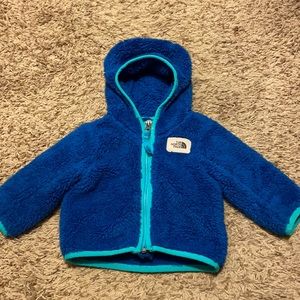 The North Face Baby Sherpa Zip Up Hoodie Coat